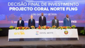 Coral Norte duplicará producción de GNL en Mozambique, Africa