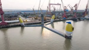 Crean la plataforma de energía eólica flotante más grande del mundo