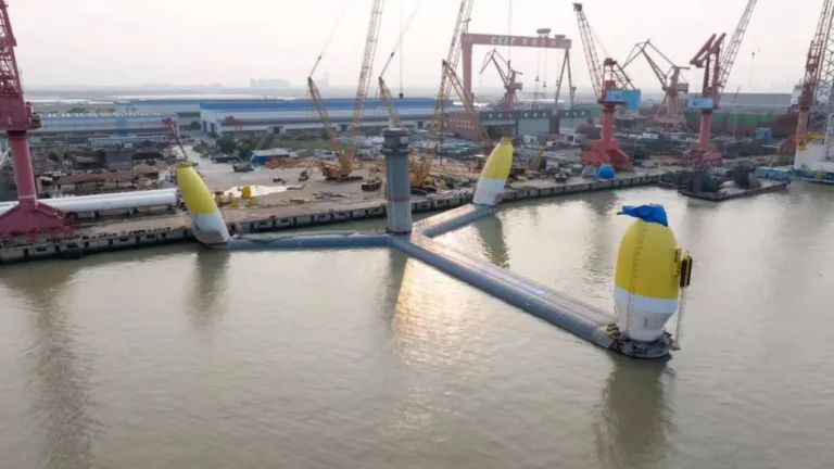 Crean la plataforma de energía eólica flotante más grande del mundo