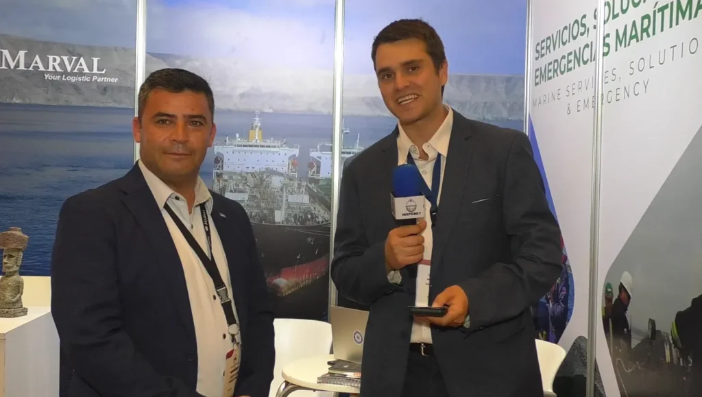Cristian Mardones Aburto, durante una entrevista en el evento SLOM 2025, destacando la importancia de la continuidad operativa.