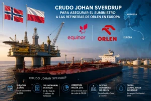 Equinor asegura crudo Johan Sverdrup para abastecer hasta 25 % de la demanda de ORLEN