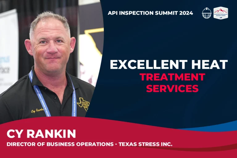 Cy Rankin from Texas Stress INC. At API Summit 2024