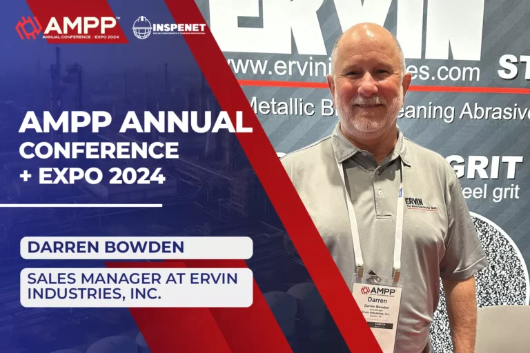 Darren Bowden from Ervin Industries at AMPP 2024