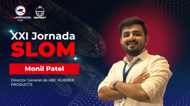 Monil Patel, Director General de ABC Rubber Products, durante su participación en la XXI Jornada SLOM 2025 en Panamá.