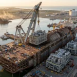 Delfin FLNG en fase de construcción tras la aprobación de la FID para el primer proyecto flotante de GNL en Estados Unidos
