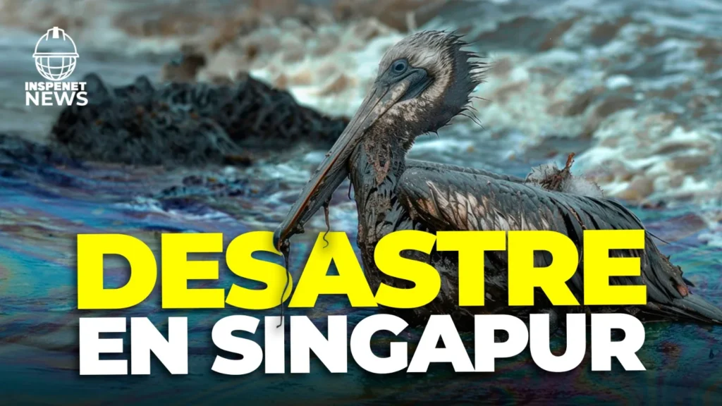 ¿Desastre ambiental? Investigan derrame de petróleo en Singapur