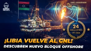 Descubrimiento de gas en Libia confirmado por NOC y Eni