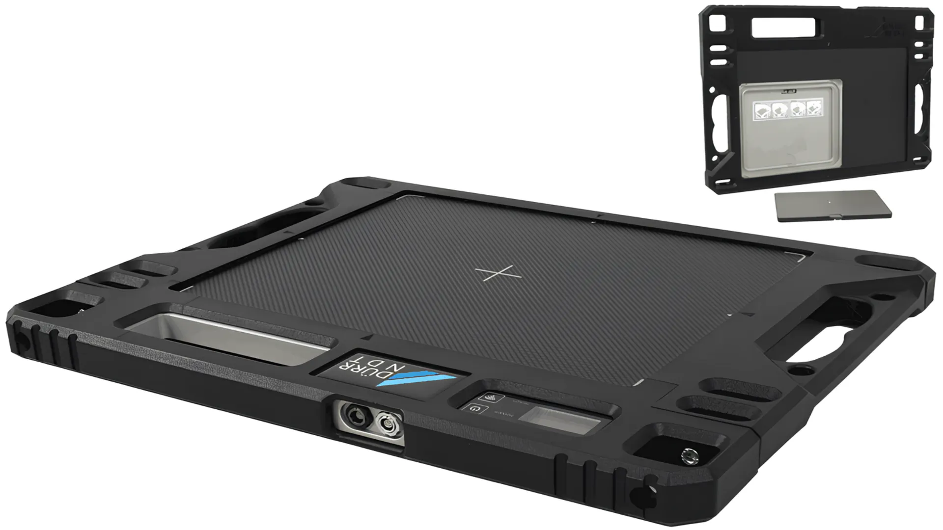 Detector digital de rayos X D-DR 2430 NDT de DÜRR NDT para radiografía industrial basada en isótopos.