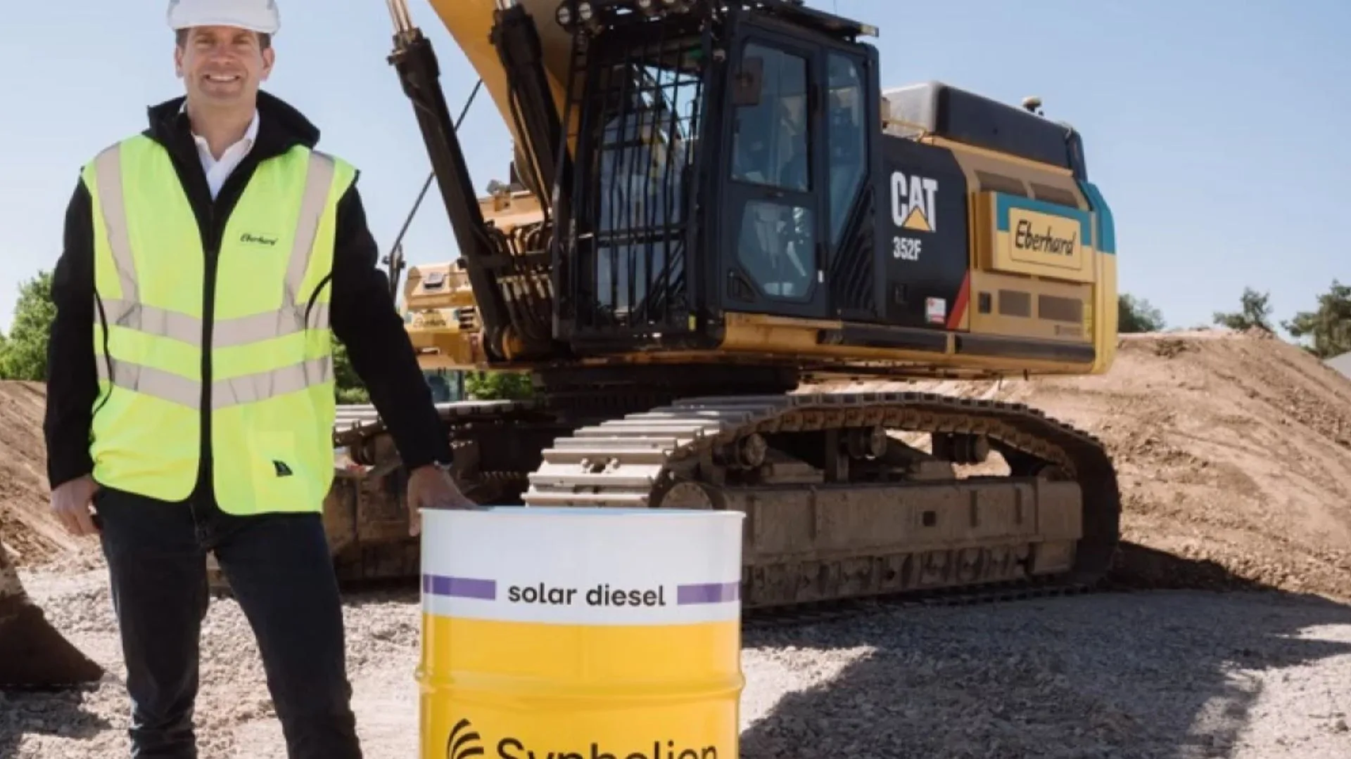 Diésel renovable impulsa excavadora