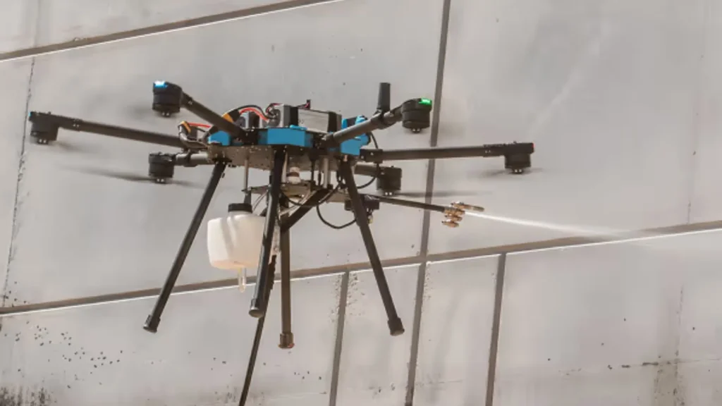 Dron Sherpa transforma el sellado de concreto