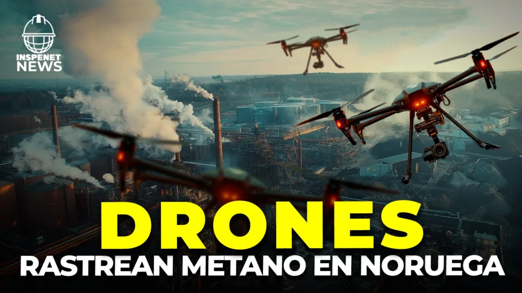 Inspección con drones potenciará el monitoreo de metano en Noruega