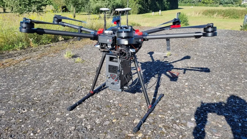 Drones y robots localizan material radiactivo