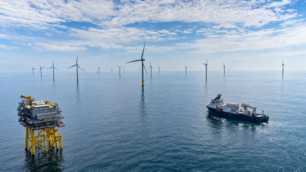 Equinor desplegará monitoreo de cables en parque eólico marino Dudgeon