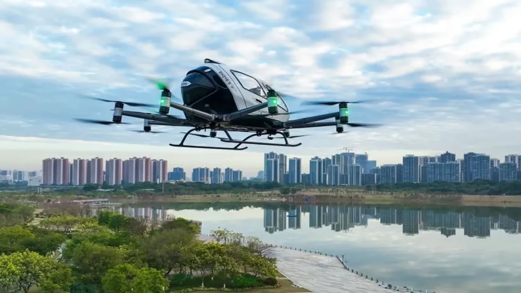 EHang impulsa el turismo aereo
