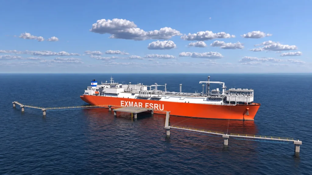Exmar FSRU para almacenamiento y regasificación de GNL en Costa de Marfil.