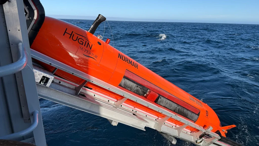 AUV HUGIN Superior mapea el lecho marino en Noruega