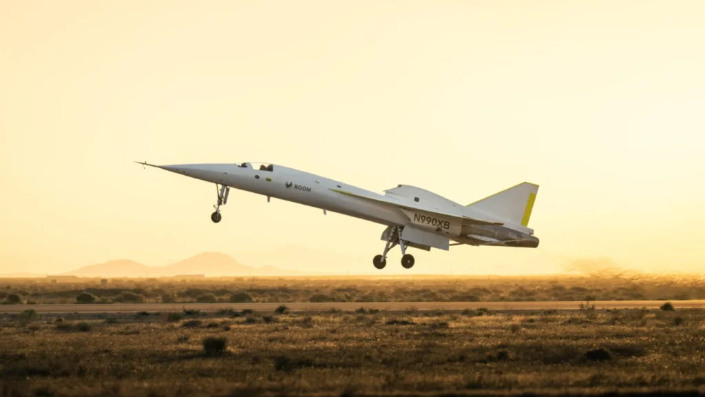 El XB-1 de Boom Supersonic completa su tercer vuelo de prueba