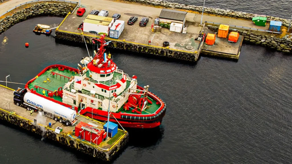 Abastecimiento de biogás licuado a los remolcadores de Equinor