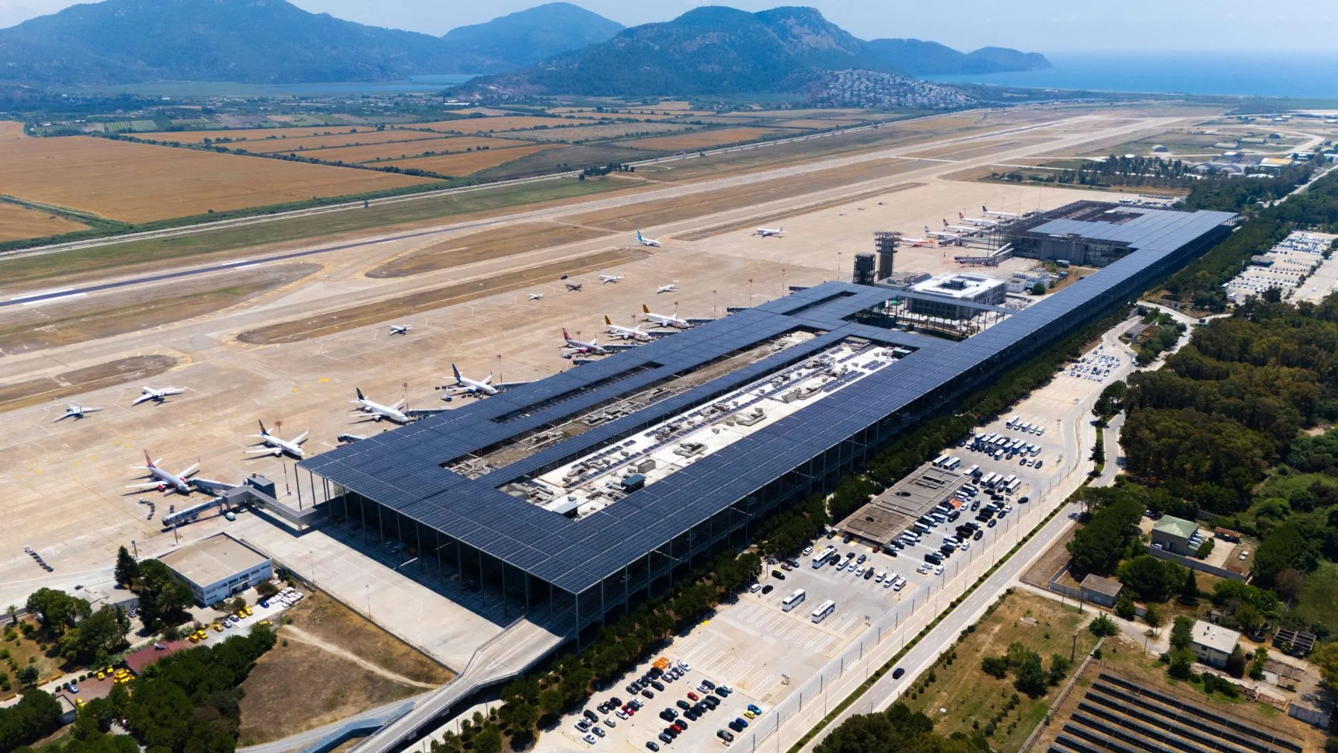 aeropuerto de Dalaman vista aérea
