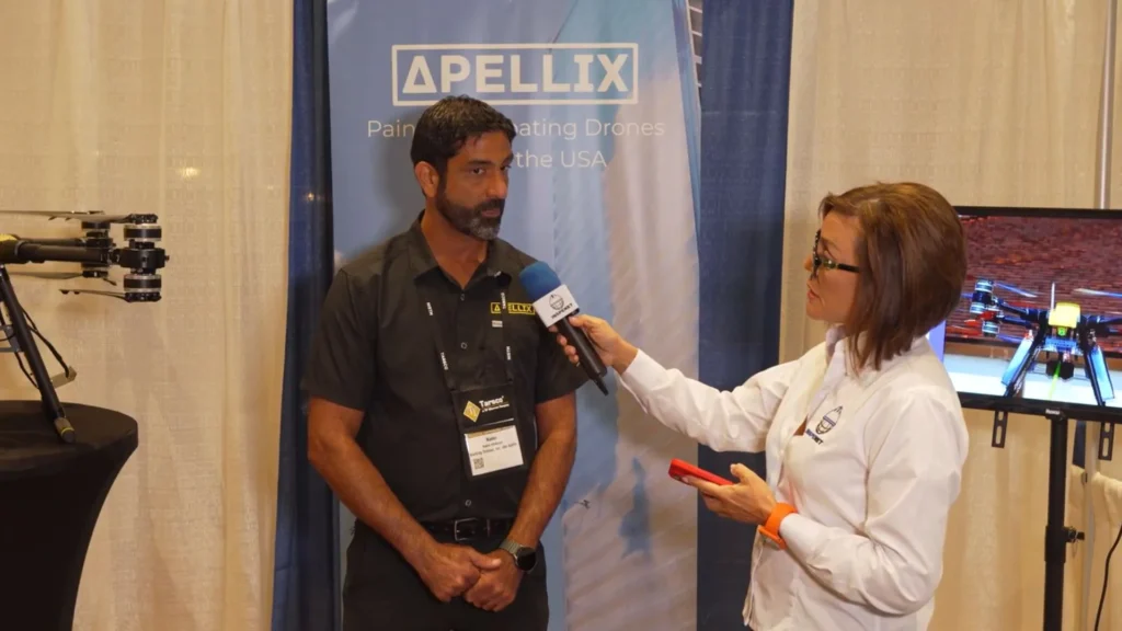 Apellix presents its industrial asset inspection and coating drones at NISTM 2026