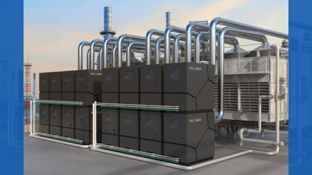 El almacenaje de CO2 con la tecnología de NeoCarbon en el hormigón inteligente de Carbonaide