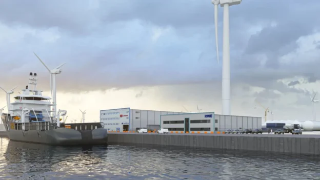 El apoyo logístico del parque eólico marino Nordseecluster