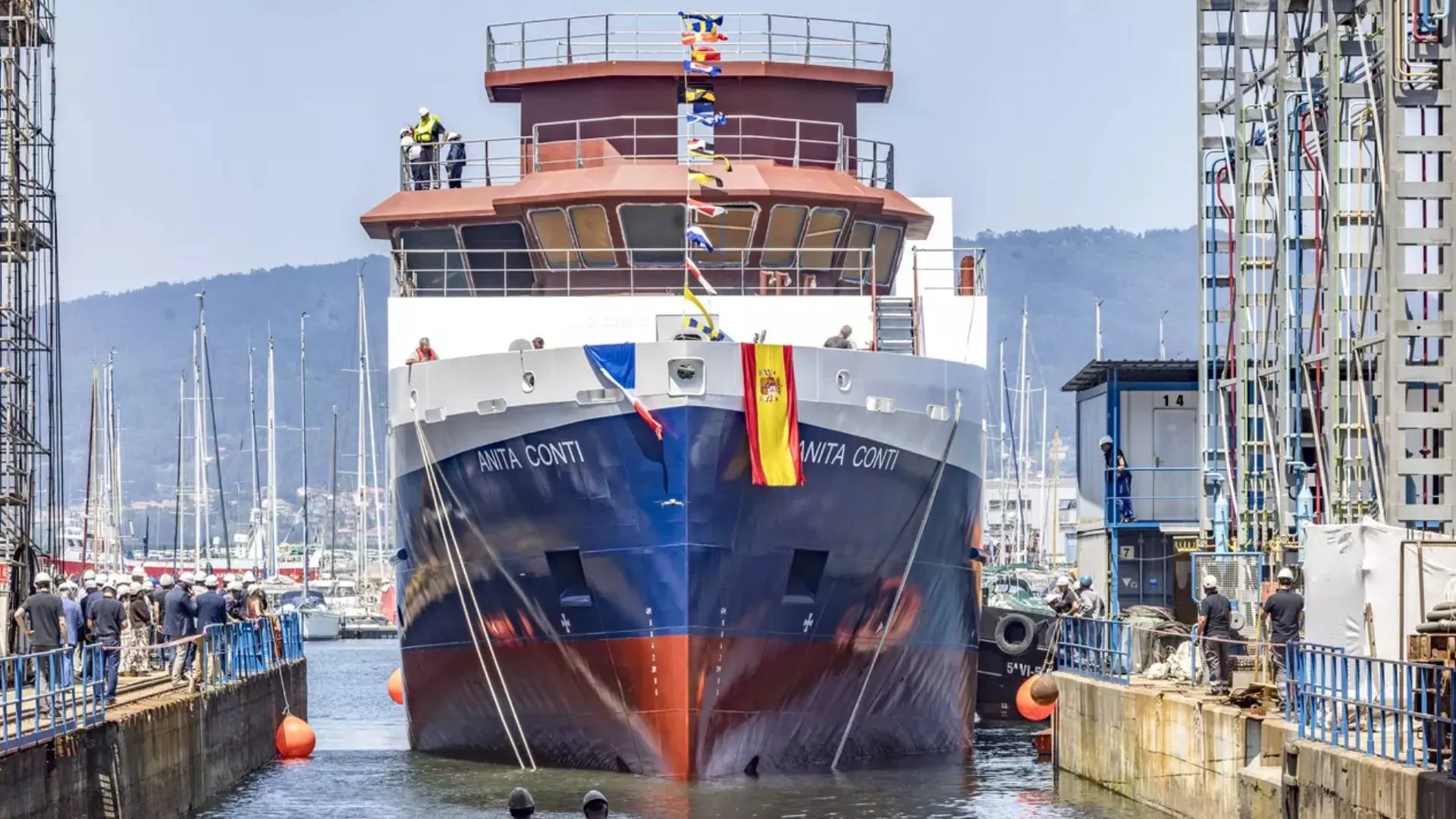 The ship Anita Conti joins the French scientific fleet