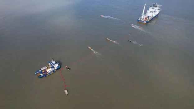 El cable submarino llega hasta Suffolk por ScottishPower Renewables