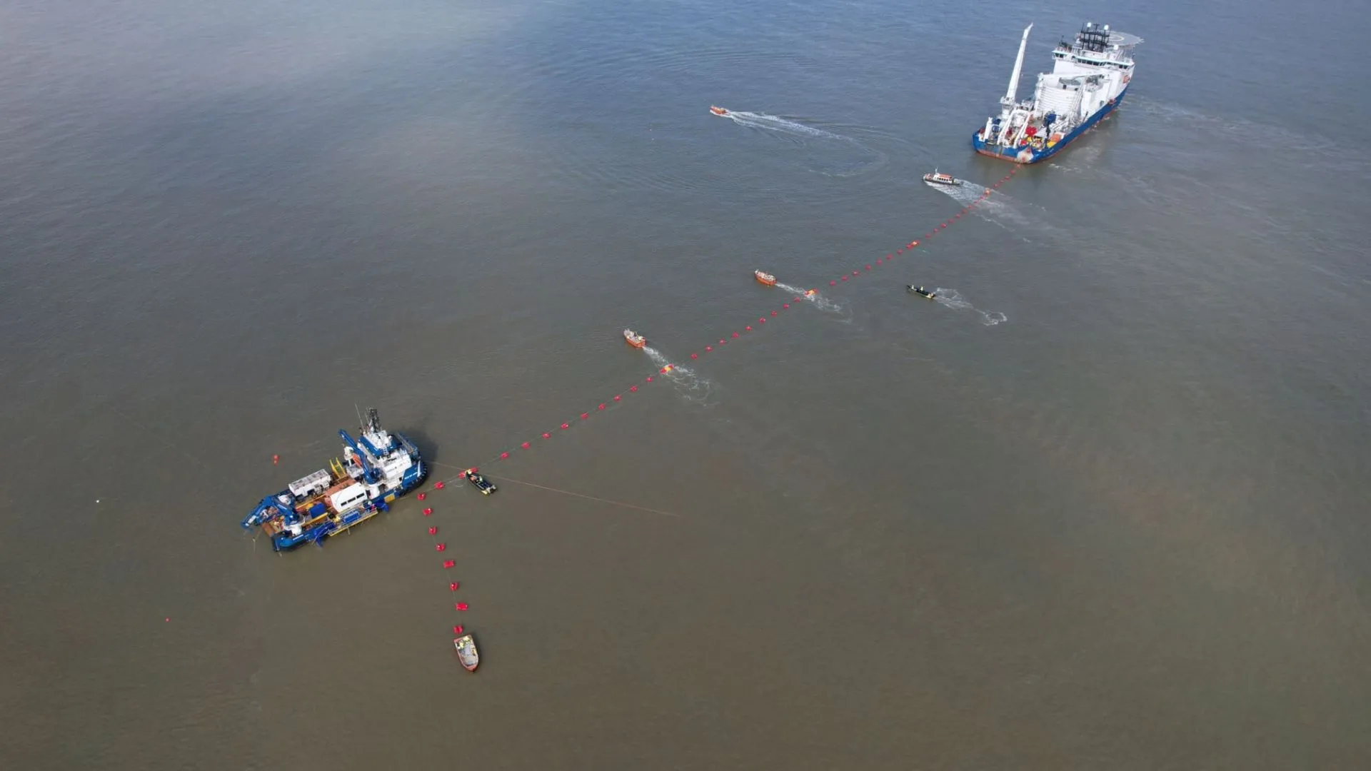El cable submarino llega hasta Suffolk por ScottishPower Renewables