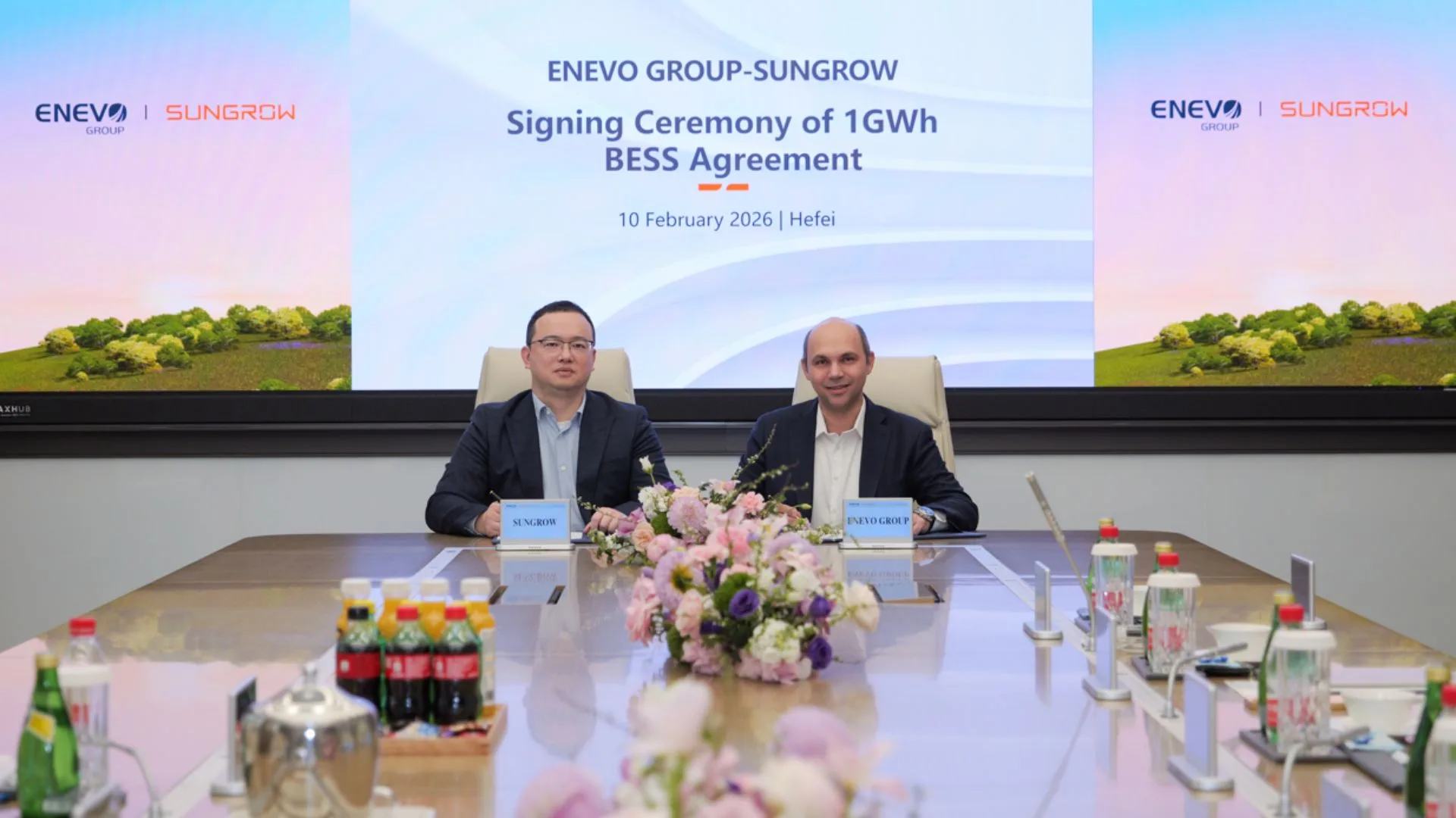 El contrato de almacenamiento BESS entre Sungrow y ENEVO
