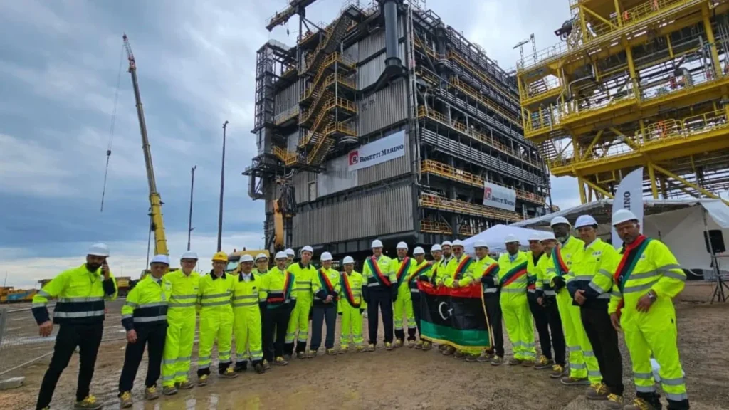 Mellitah completes gas modules for the Bouri field of the Saipem project in Libya