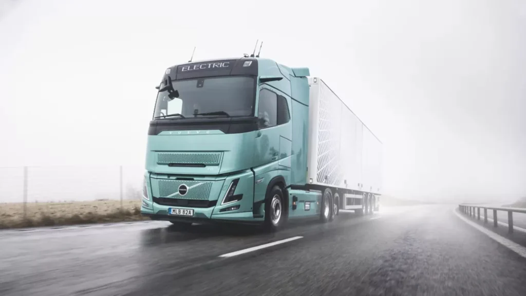El diseño del nuevo camión eléctrico de Volvo Trucks el FH Aero Electric E-axle