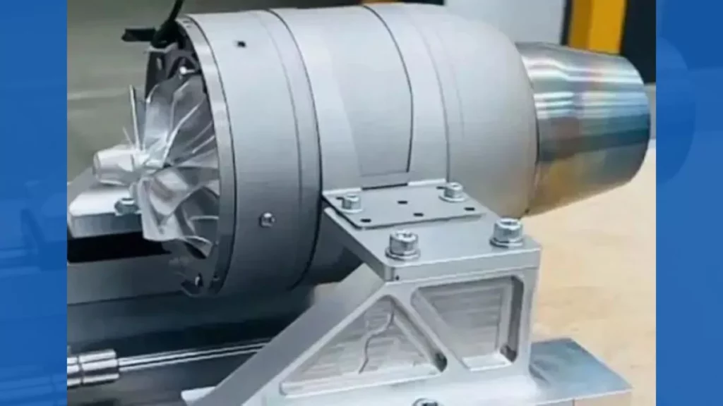 La turbina de gas 3D