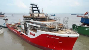 Sea1 Offshore realizó la botadura del buque Sea1 Diamond en el astillero Cosco Shipping en China