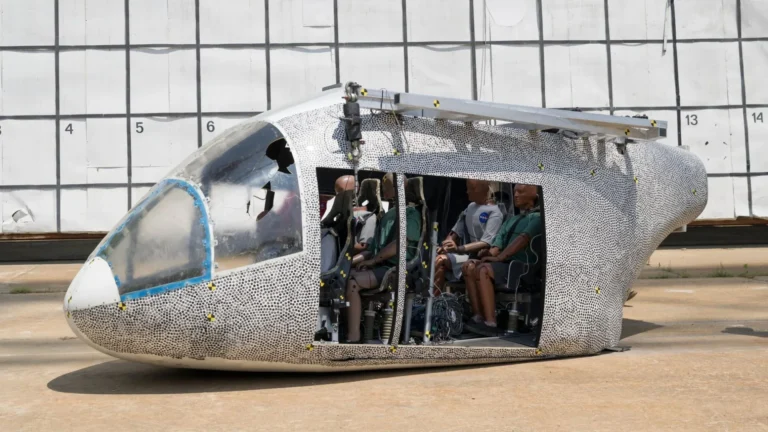 El ensayo y prueba de caída para la movilidad aérea del futuro por parte de la NASA