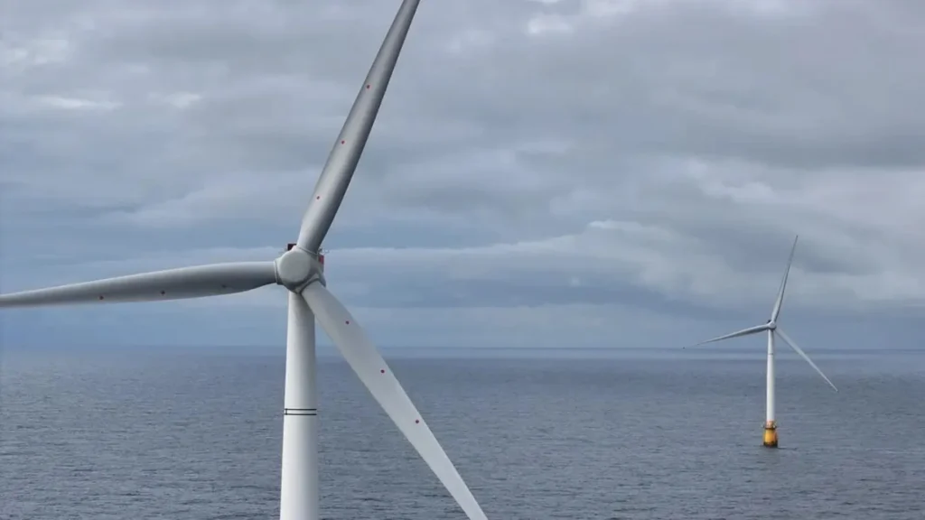 El mantenimiento del parque eólico Hywind Scotland de Equinor