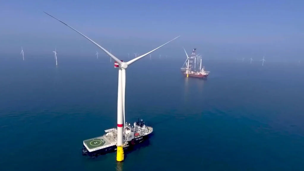 El aerogenerador de Vineyard Wind