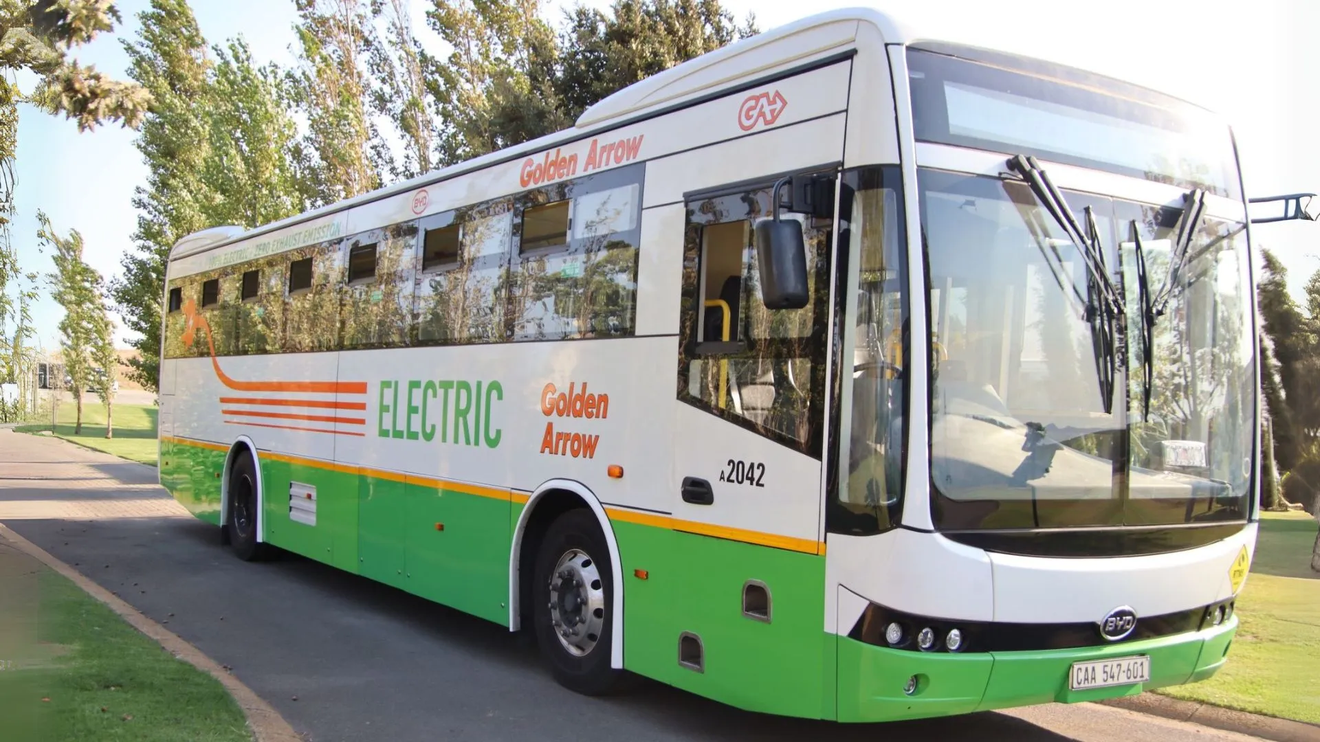 Golden Arrow lanza 20 autobuses eléctricos en la Ciudad del Cabo