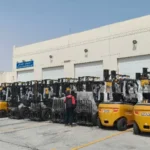 SANY delivers 40 electric forklifts to Qatar for Abu Samra