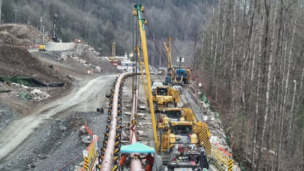 El nuevo oleoducto canadiense de Trans Mountain