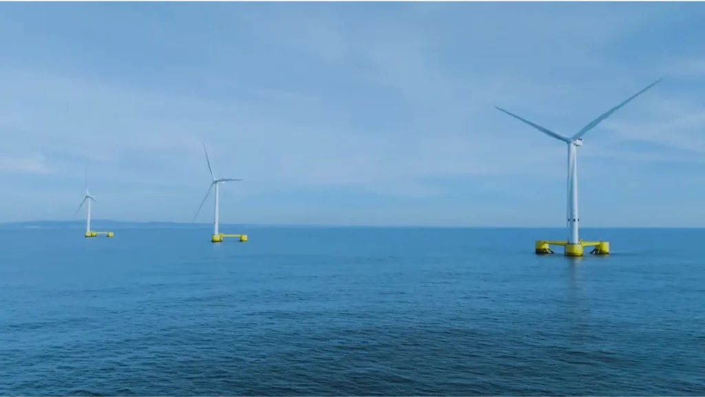 El parque eólico flotante WindFloat Atlantic supera expectativas