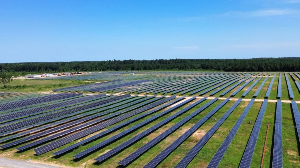 El parque solar Crossett