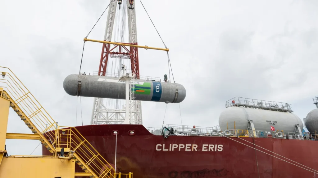 El primer barco con captura de carbono para reducir emisiones de Solvang ASA