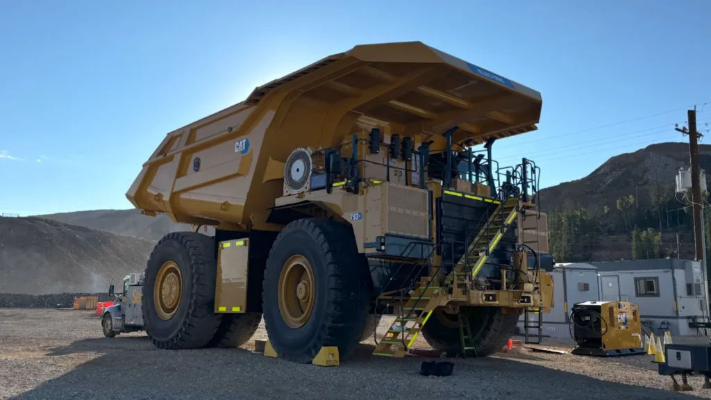El primer camión minero eléctrico de Newmont