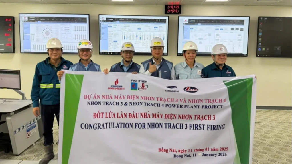 El primer encendido de la central Nhon Trach 3 fue todo un exitoso