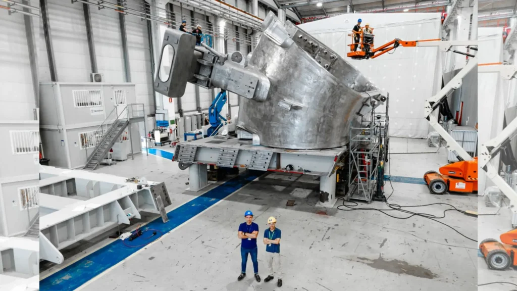 recipiente de vacío del proyecto ITER para la fusión nuclear