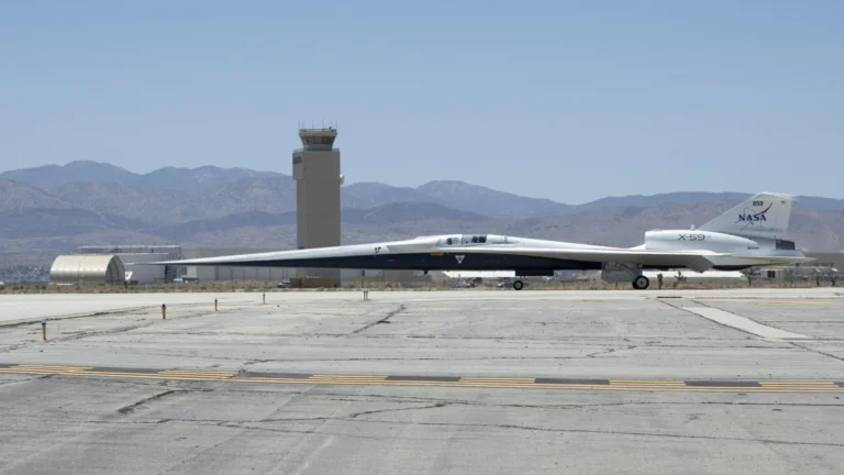 El propósito de la prueba en tierra del X-59 de la NASA