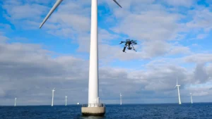 AQUADA-GO project uses drones to inspect offshore wind turbines in Denmark