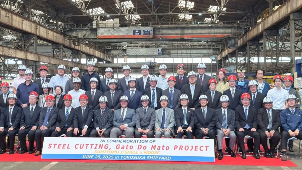 Sumitomo starts construction of Shell’s Gato do Mato FPSO in Japan