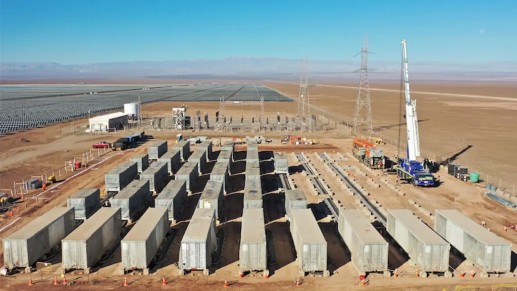 El proyecto de almacenamiento de energía de Chile por Transelec